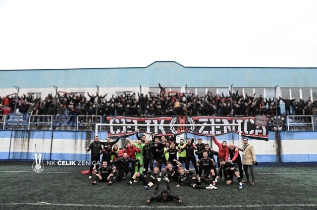 Slika-Zenica slavi: NK Čelik se vratio u Premijer ligu BiH